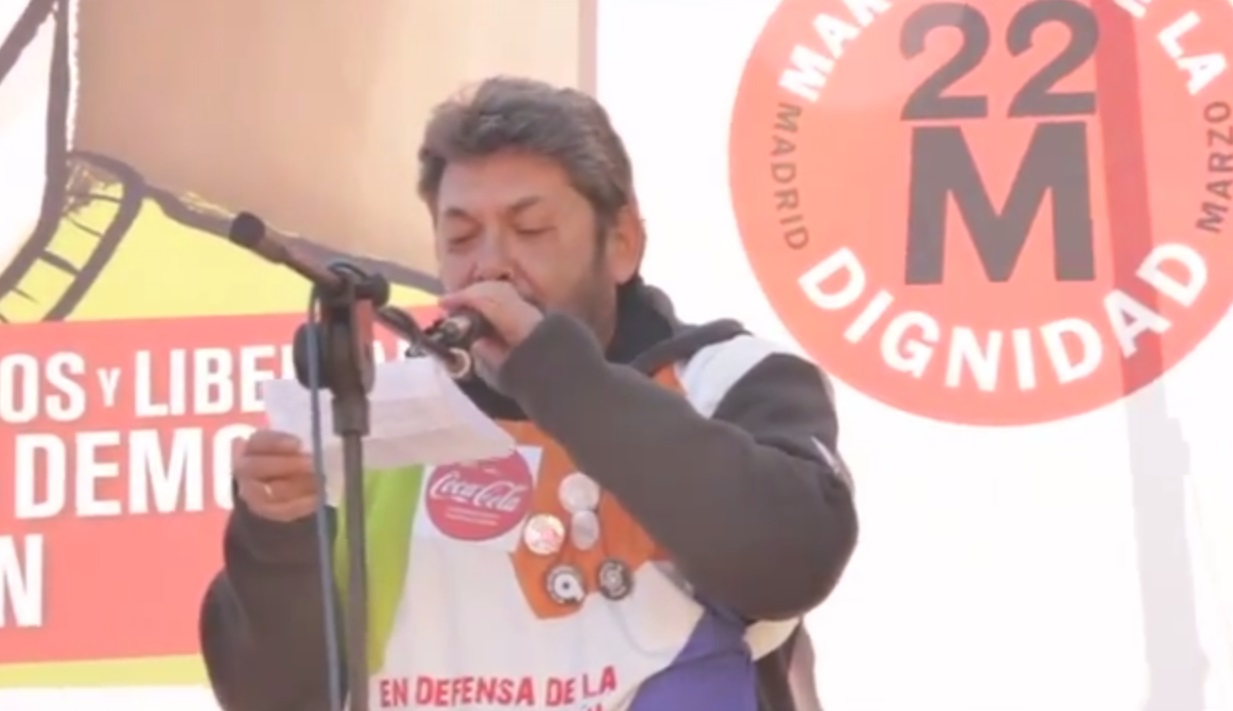Lectura del manifiesto.